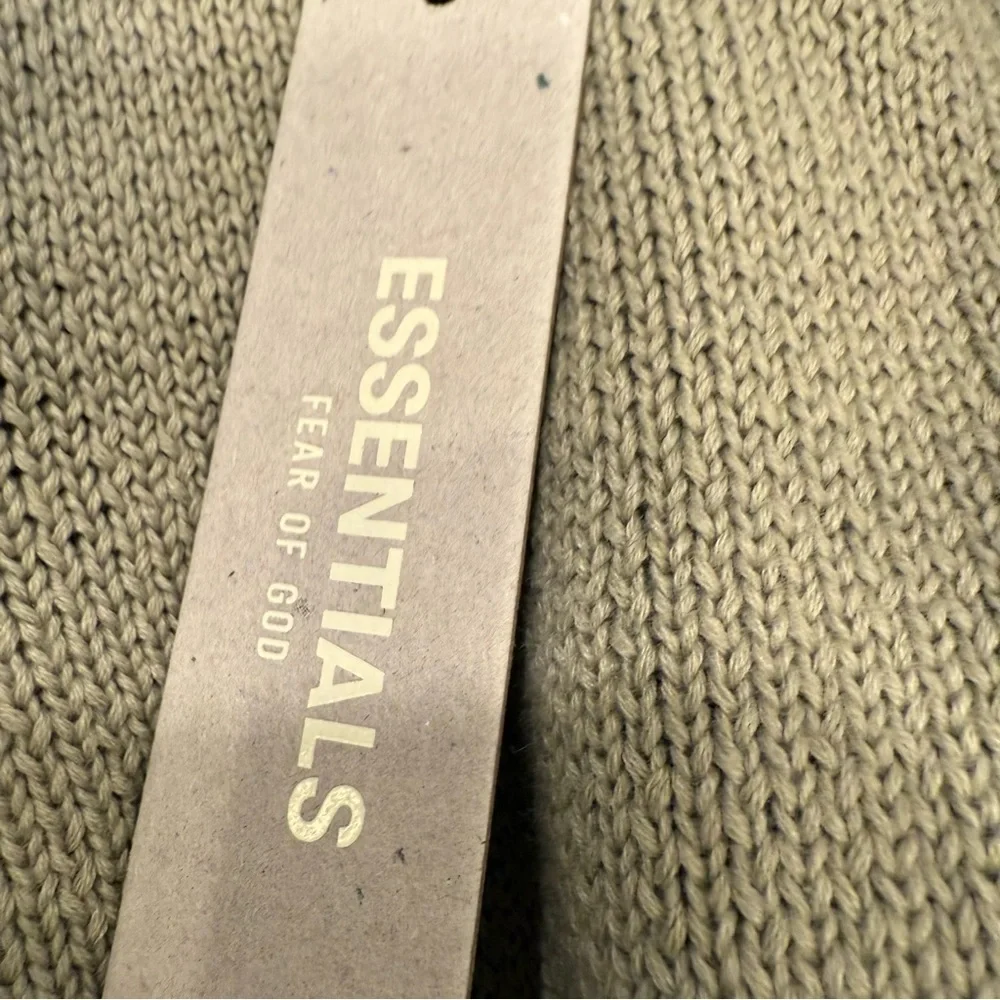 Essentials Fear Of God KNIT Hoodie Oversized Pistachio Unisex Sz M NWT - Picture 8 of 10